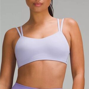 Lululemon like a cloud sports bra in lilac purple